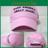 Make Great America Again Hat Donald Trump Us President Republican Cap Pink 2020 Again