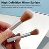Simple Flip-Top Makeup Mirror, Portable Folding Ultra-Slim Aluminum Vanity Mirror for Makeup, Travel & Grooming, 5.91x3.94 Inch