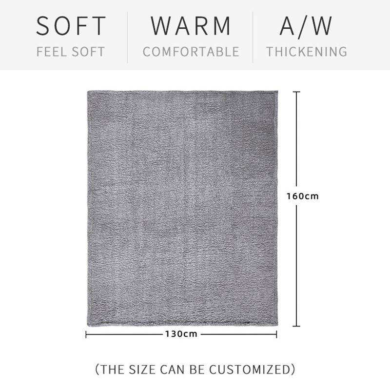 Shaggy Blanket Faux Fur Throw Blanket Bed Sofa Chair Super Soft Blanket Home Decor