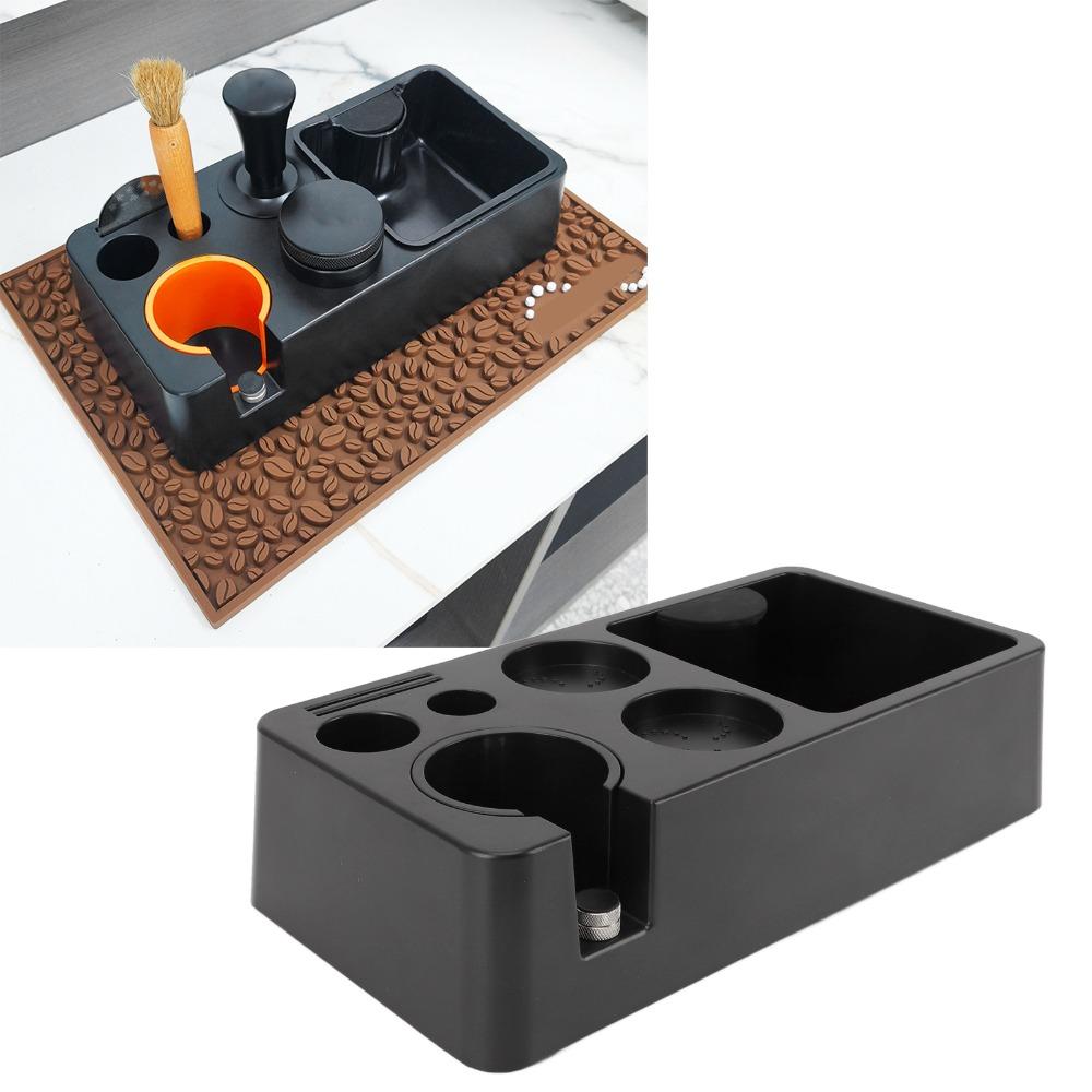 ABS Material Portafilter Stand Detachable Design Espresso Organizer Espresso Knock Box  For Home