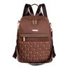 Fashion Solid Color Golden Bead Decoration Women Casual Backpack For Daily Use