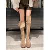 Retro Over-the-knee Thick-heeled Western Cowboy Boots for Women's 2025 New Models To Increase Height and Lose Weight, and Wear Long Knight Boots.