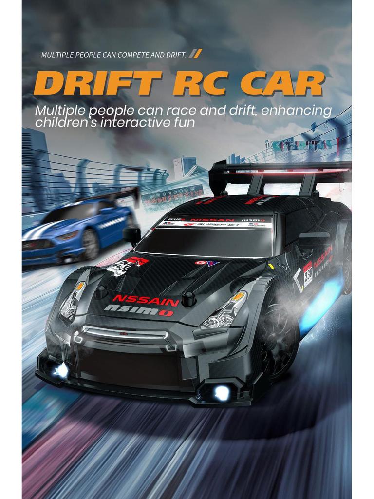 AE86 RC High-Speed Drift Car: Four-Wheel Drive, Drop-Resistant, Children's Remote Control Racing Model Toy