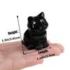 Cats Decors Crystal Cats Figurines Cats Lover Gift Lucky Cats Statue Loss of Cats Sympathy Gift Desktop Decorations