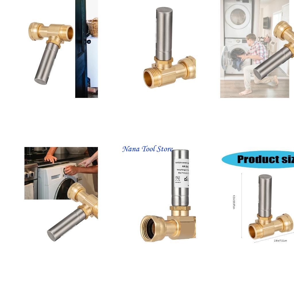 

31GJ Sturdy Brass Water Hammer Arrestor Thread for Quiet Laundry Space Saving China Mainland