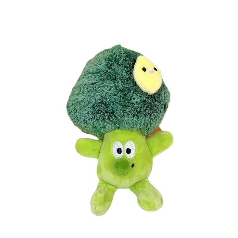 Jucării Drăguț Nou Legume Broccoli Pandantiv Creativ Jucărie de Plus Breloc Geantă Decorație agățată pentru cupluri