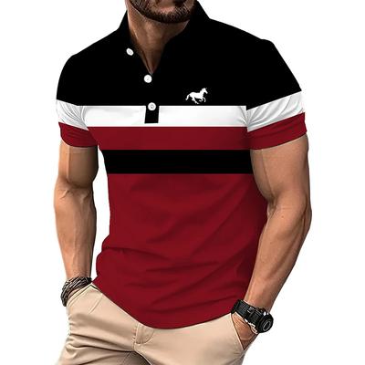 Men Clothes Summer Fashion Casual Short Sleeve Sport Polo Shirt Men Business Casual Golf Polo Shirt Men Polyester Polo Shirt
