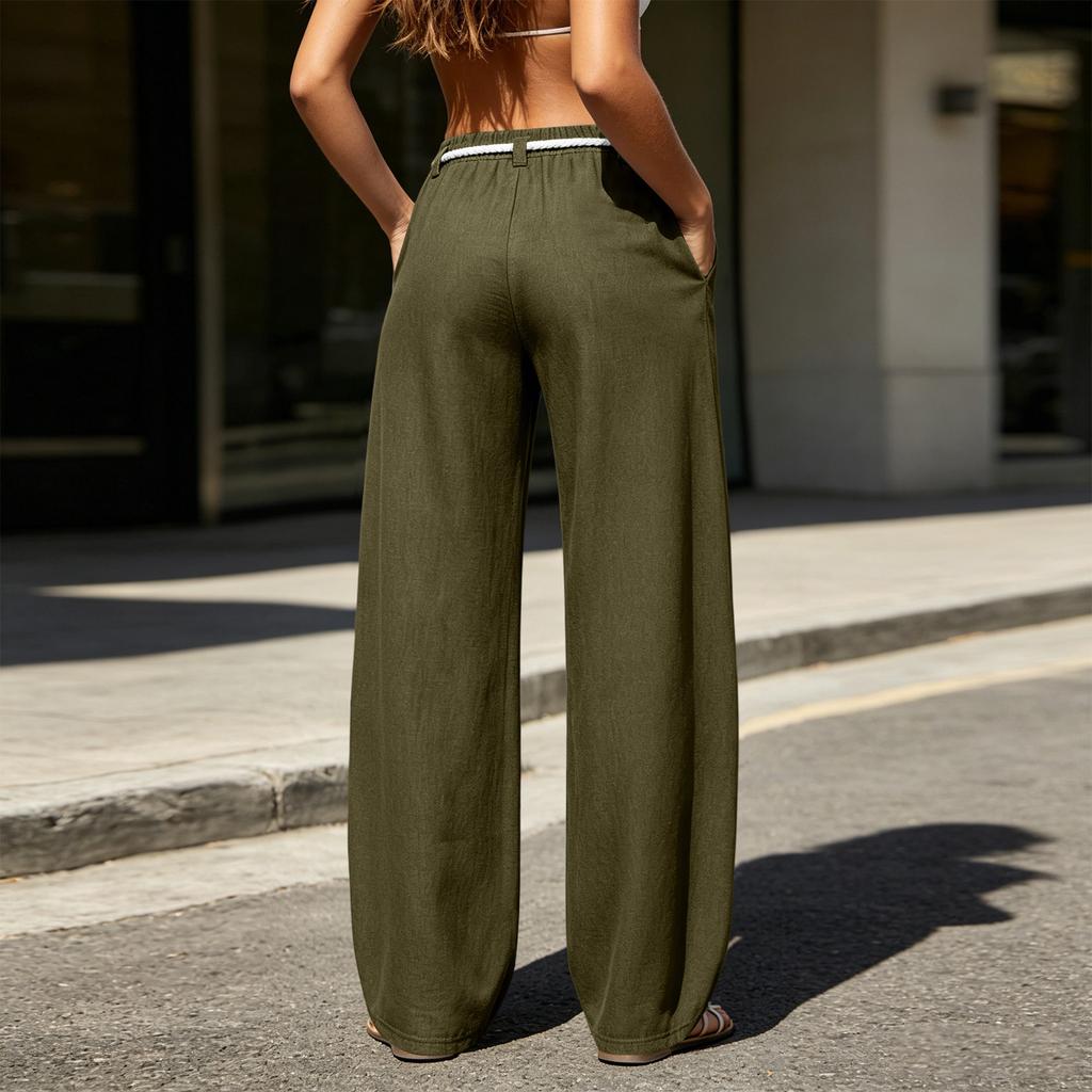 Women's Stylish Casual Wide Leg Pants with Loose Fit