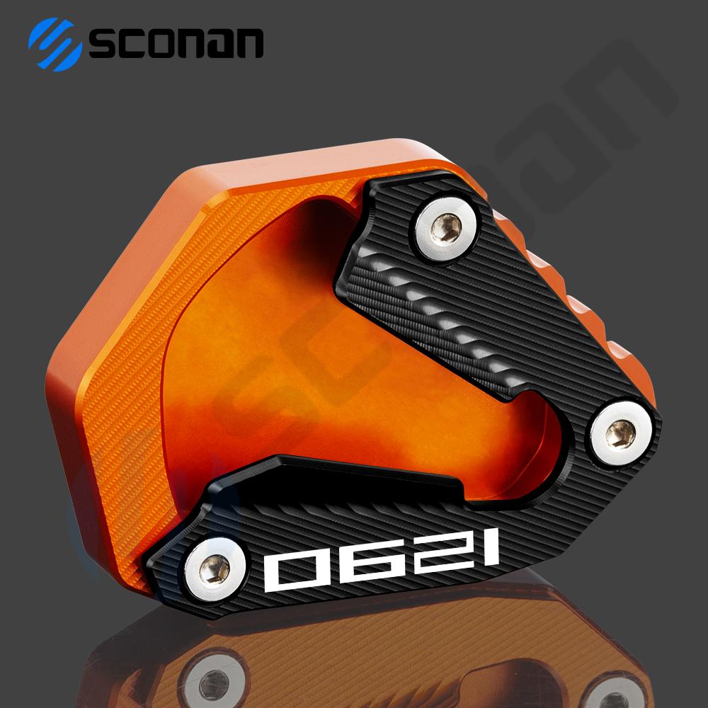 Motorcycle Kickstand Enlarge Plate Side Stand Extension Pad Accessories For KTM 1290 ADV 1290 SAS 1290 SUPER ADVENTURE S -