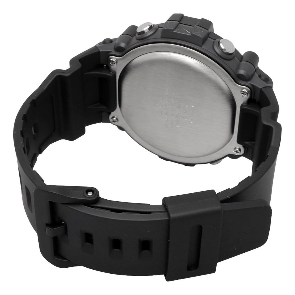 Casio Standard Digital Wristwatch Black with Green Overseas Used AE-1500WHC-1AV Men's, LCD, Model,