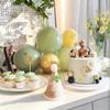 152PCS Green, Sand White, and Metal Balloon Set, Suitable for Decorating Weddings, Birthdays, Parties, and Bachelorette Parties