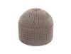 Unisex Ripple Knit Wool Skullcap