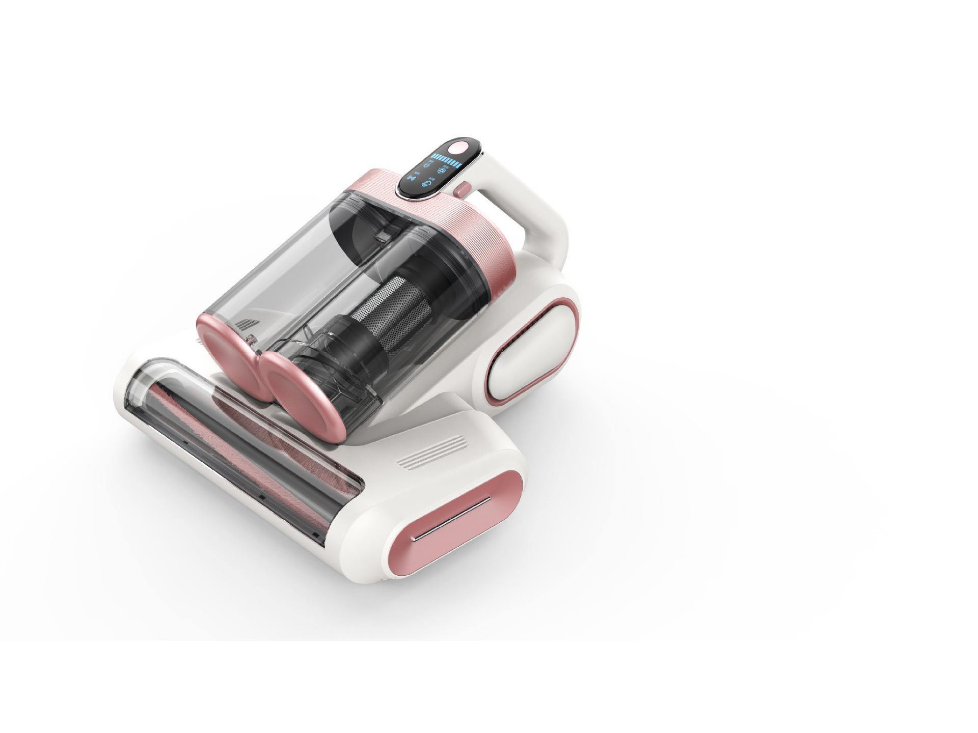 Ультразвуковой очиститель от пылевых клещей с двойным пылесборником, роликовой щеткой, УФ-стерилизацией и дисплеем English Packaging