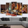 5 Stück Leinwand gedruckt Las Vegas City Nightscape Gemälde Poster Malerei Bilder Home Decor für Wohnzimmer Wand Kunst Dekor kein Rahmen