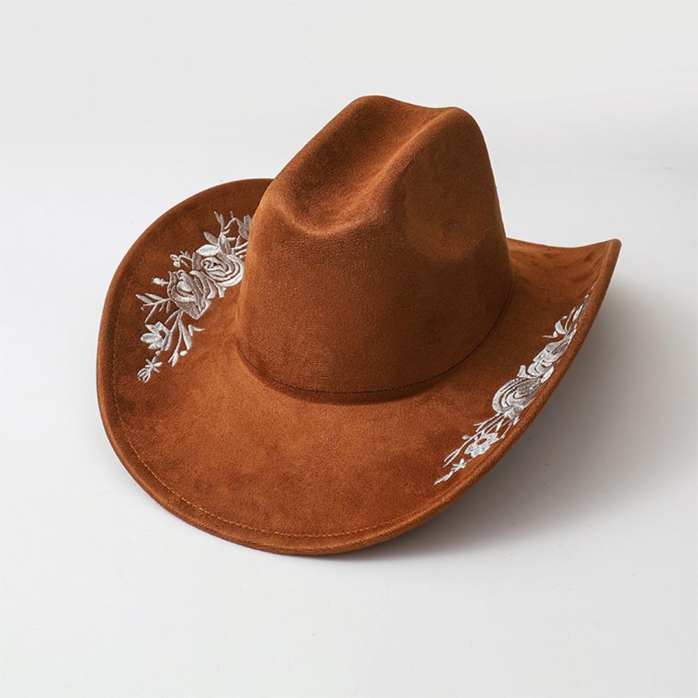 Formal Occasion Embroidered Felt Top Hat British Vintage Hats  Men Women