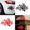 Rose Flower Car-Styling Vehicle Body Window Reflective Decals Sticker Decor