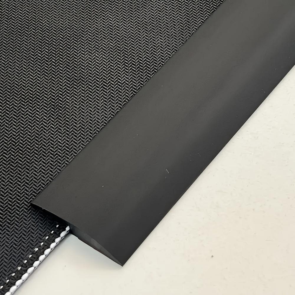 

1 Roll (3M) PVC Floor/Wall Edging Strip - Heavy-Duty Peel & Stick Carpet,Laminate, Vinyl Border - Sealant,Easy DIY Installation чорний