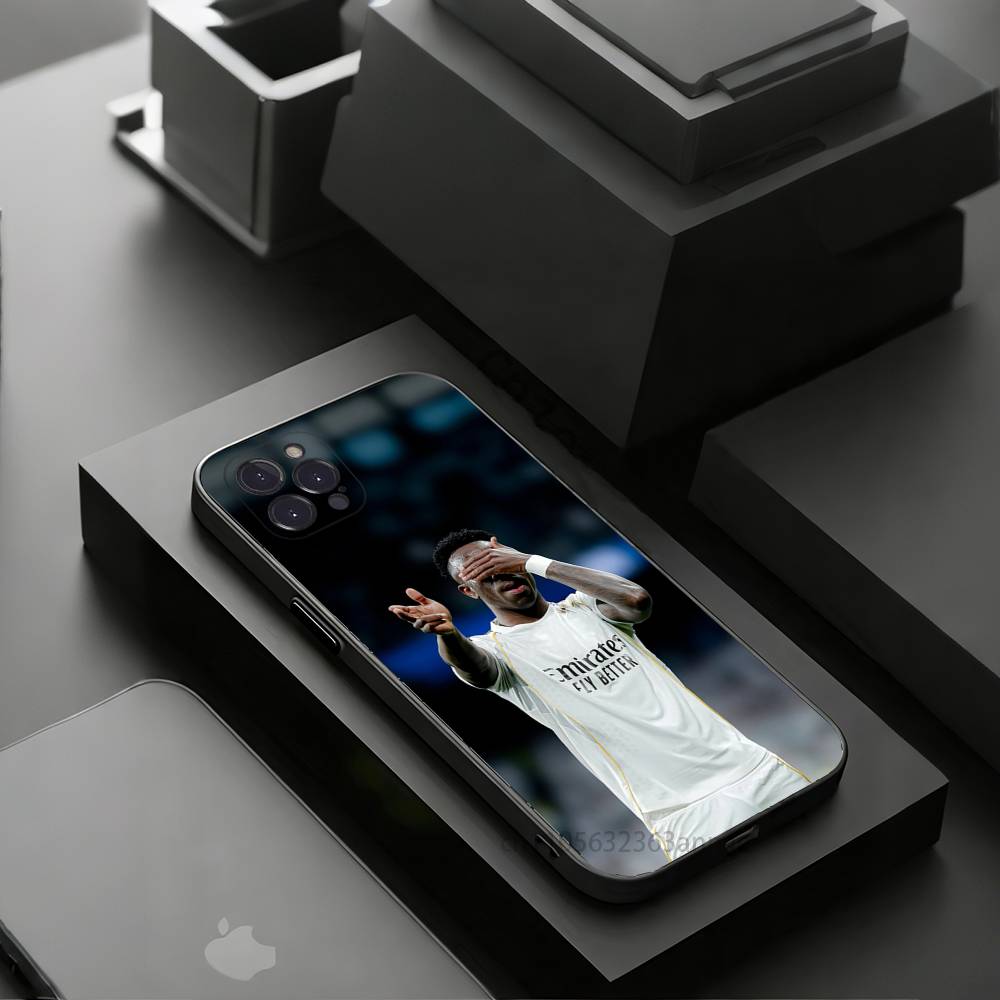 V-Vinicius J-Junior-S Fashion Football Superstar Phone Case for iPhone 11Pro 13 12 11 Pro Max 16e 17 Air 16 15 14 Plus 11ProMax