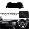 Car Dashboard Cover Pad For 2014-2018 Toyota Corolla Sunshade Protector Anti-UV Dash Mats Non-slip Pads Interior Accessories