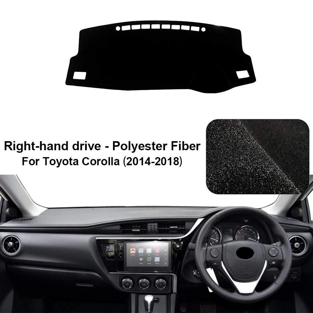 Car Dashboard Cover Pad For 2014-2018 Toyota Corolla Sunshade Protector Anti-UV Dash Mats Non-slip Pads Interior Accessories