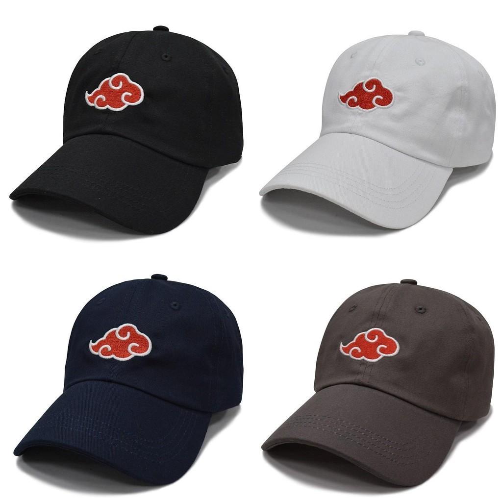 Uzumaki Dad Naruto Hat Akatsuki Logo Uchiha Obito Pain Embroidery Baseball Caps