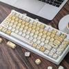 MAIMOOO Keycaps Cute Kitties Chick Yellow Korean Russian gradient Moa Cherry ISO layout Aula Ajazz Dareu keyboard keycap