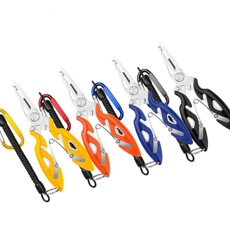 Fishing Line Cutter Hook Tackle Stainless Steel Fishing Plier Fishing Tackle Tool Cutter Hook Remover Line Cutter Grip Split Ring Pliers