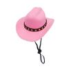 Non-woven Dog Costume Top Hat Adjustable Cat Headwear Pets Star Cowboy Hat  Pet Party