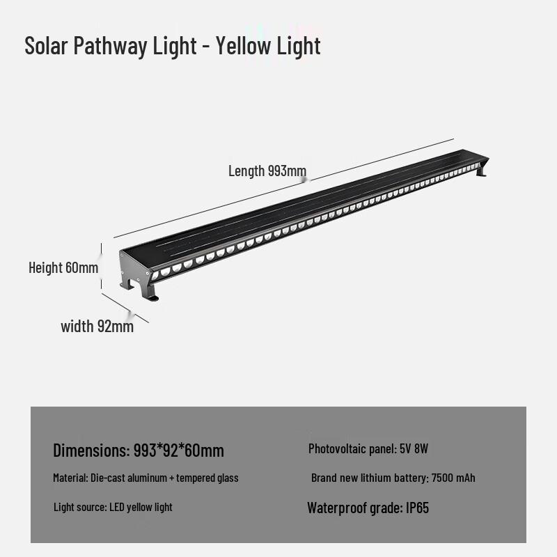Solar LED Wall Washer & Path Light