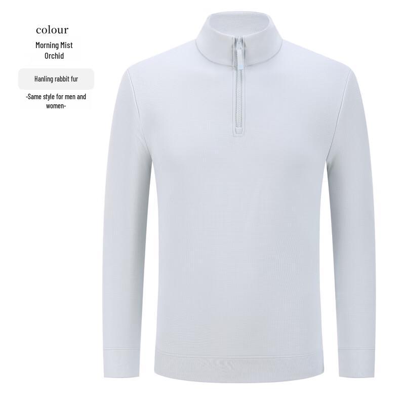 Yiliteng Retro Couple's Zipper Stand Collar Sweatshirt