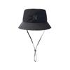 Unisex Gorpcore Lightweight Nylon Safari Bucket Hat (3AHTB025N-50BKS)