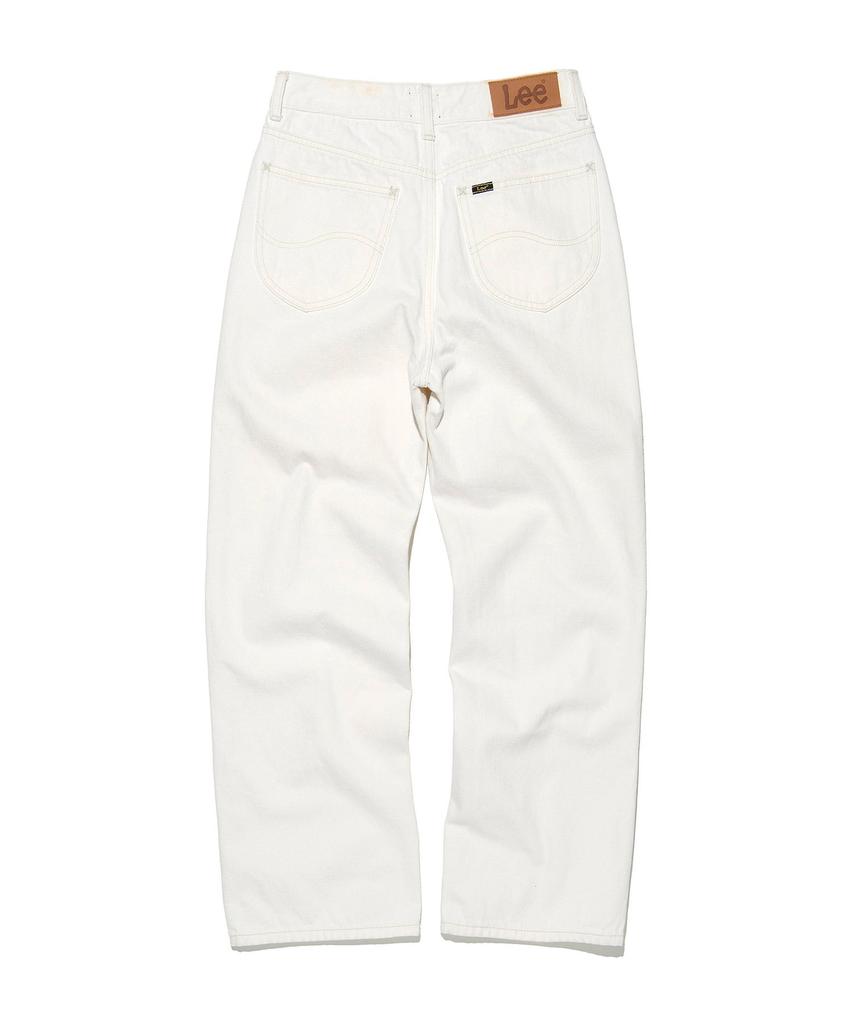 LEE Women'S Straight Fit Denim Pants Ecru