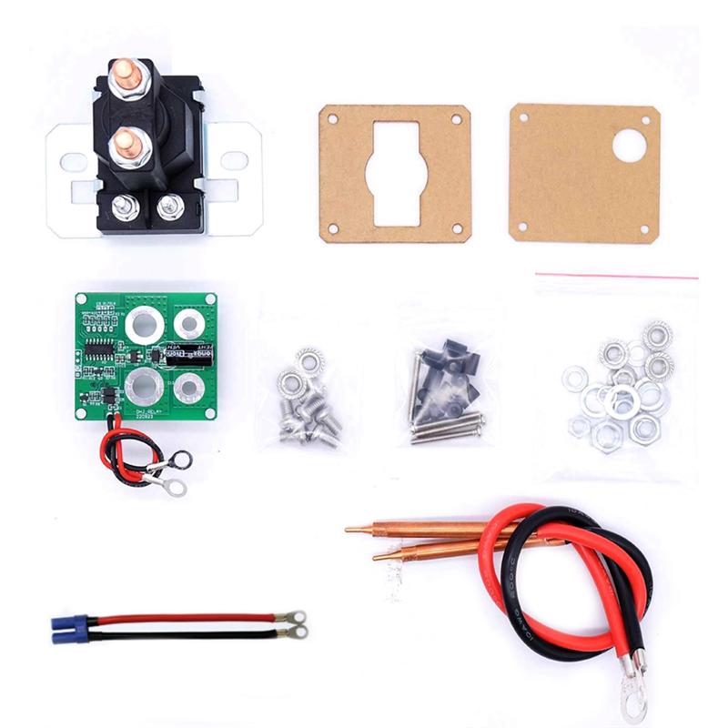

199 Gear 12V Relay Spot Welder Kit Adjustable Mini Spot Welding Machine Welder Tools 0.15Mm For DIY 18650 Battery Pack-B61B As Shown C