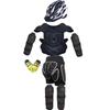 Kids' Motorcycle Balance Bike Armor Set: Knee, Elbow, Chest & Back Protectors.