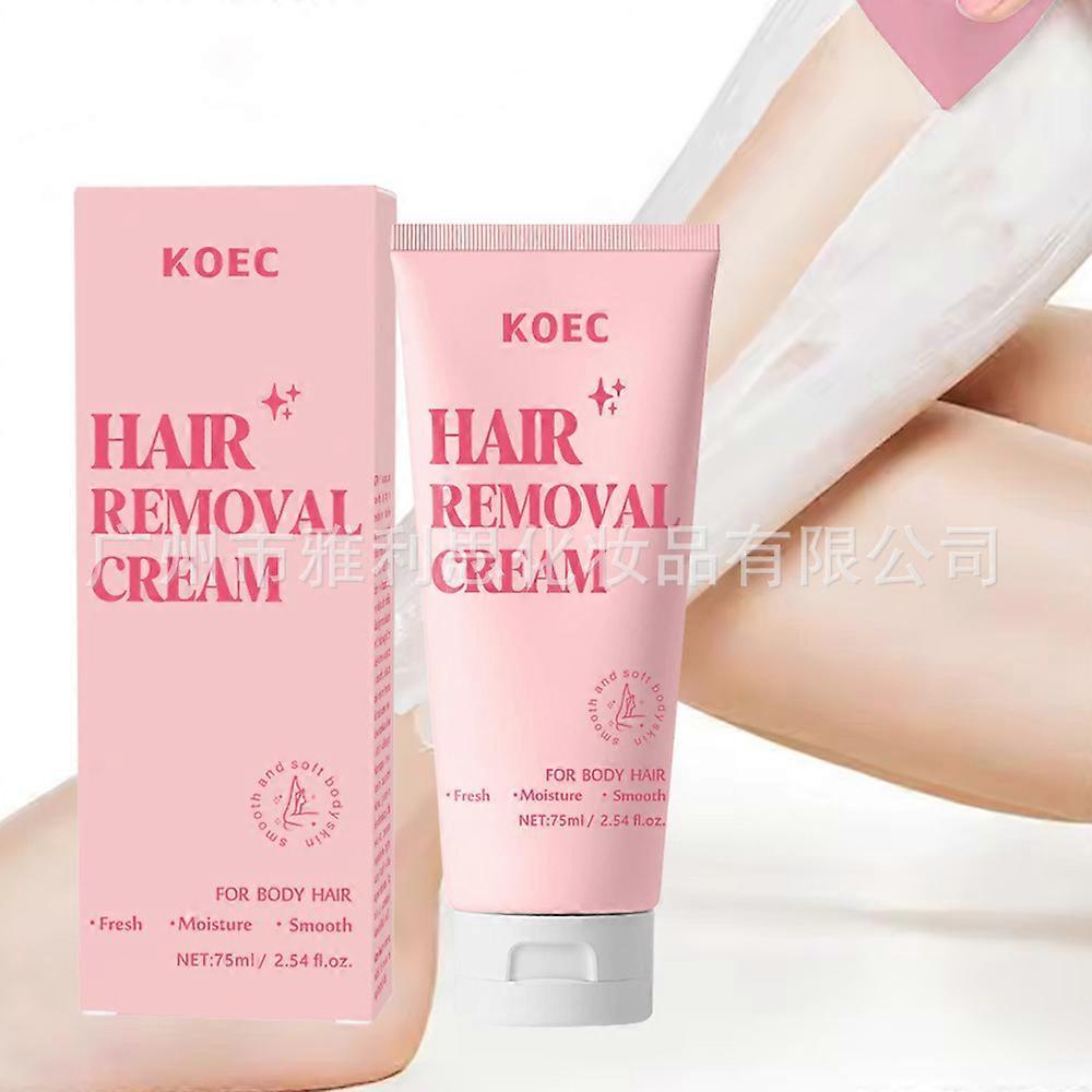 75ml Face & Body Hair Removal Cream Hypoallergenic Painless Hair Removal Depilatory Cream for Men Women