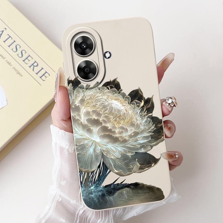 Miękkie Silikonowe Etui Na Telefon Dla Realme Note 60 60x / Realme C61 Indie Narzo N61 Etui Kreskówkowe Zwierzęta Kwiaty Modne Drukowane Pokrowiec