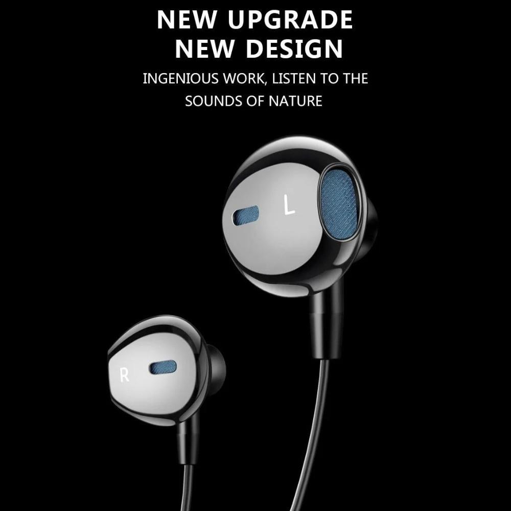 3.5mm/TypeC Earpiece Earphones HiFi Stereo Wired Headset Wired Earphone  Listen To Music