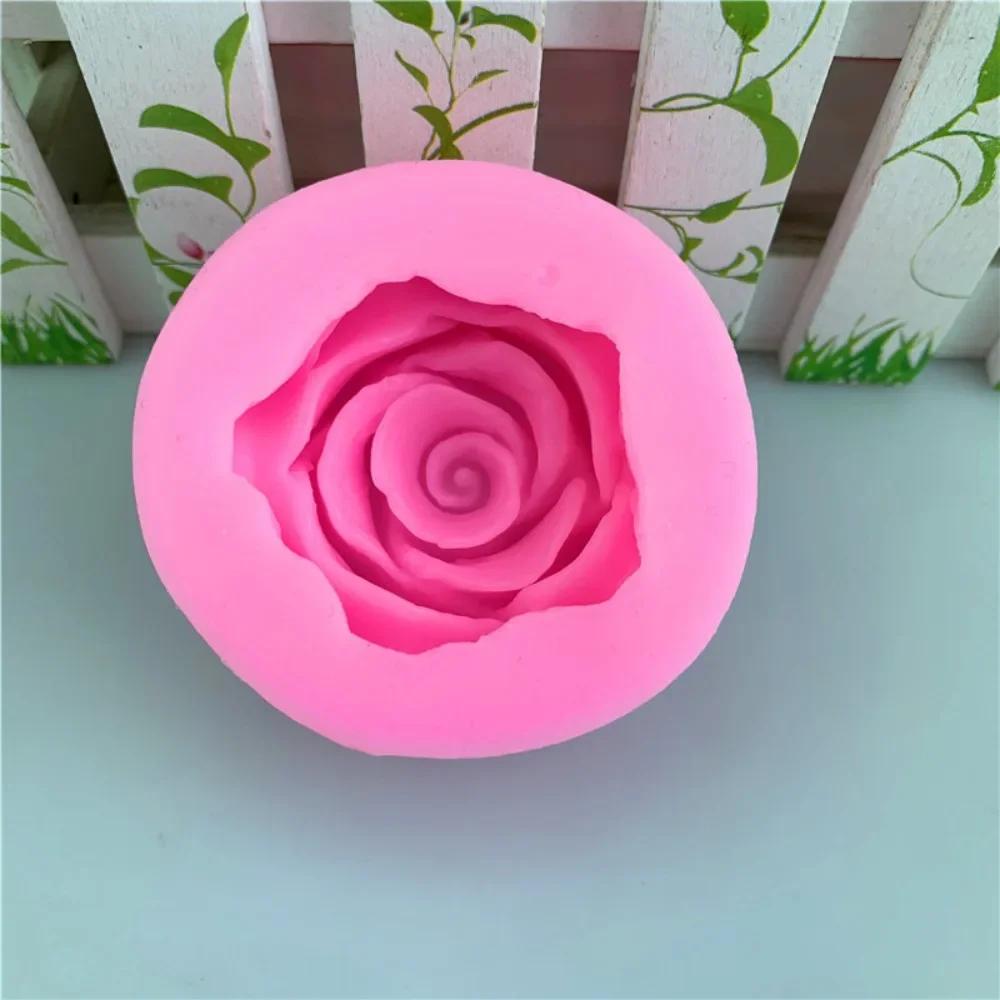 Delicate Silicone 3D Cake Mold Flower Bloom DIY Baking Moulds Rose Shape Fondant Soap Mold Cupcake Candy Chocolate Jelly