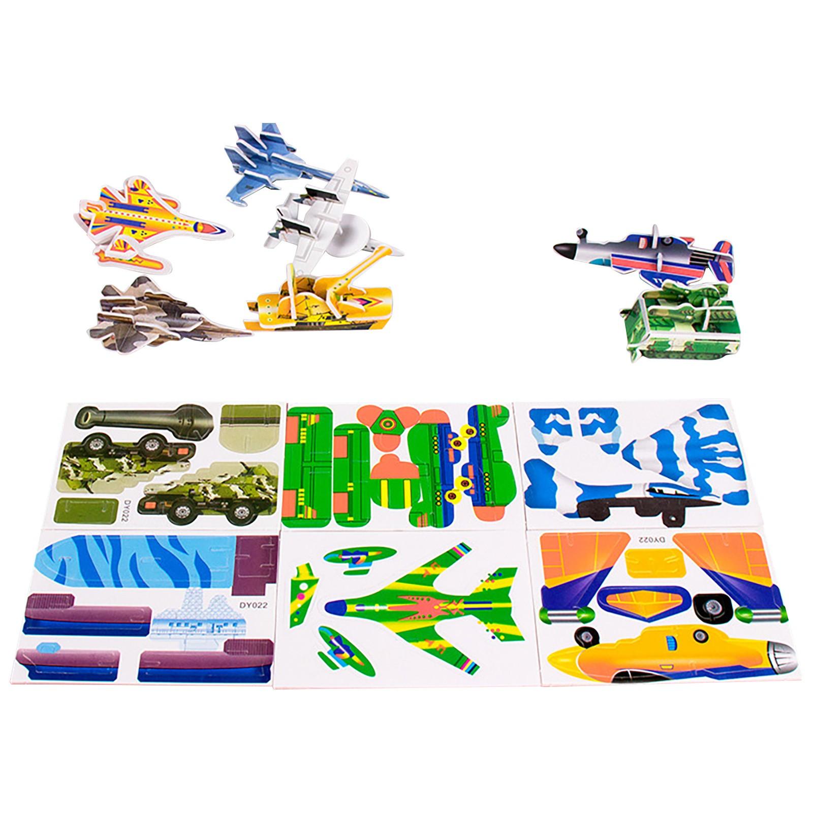 

Бумажный детский креативный пазл «Динозавр», «Самолет», «Животное», «Насекомое» One Size