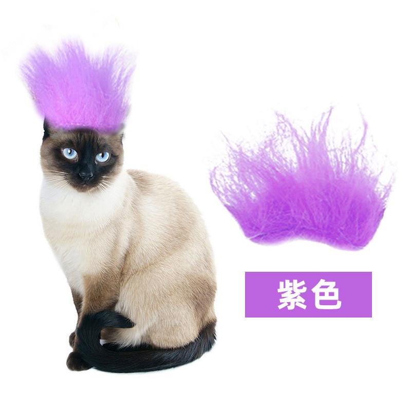 Colorful Cat And Dog Fancy Wig Accessories For Halloween Parties And Festivals