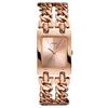 Mod Heavy Metal Fashionable Women's Watch 28mm Square Dial Rose Gold Stainless Steel Bracelet Watch Suitable for Party Business Daily Wear Stylish