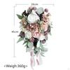 Artificial Waterfall Bridals Bouquet, Wedding Bride Holding Flower for Marriage, Bridal