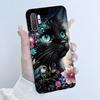 For Samsung Galaxy Note 10 Plus N970F N975F Phone Case Butterfly Flower Girl Design Soft Silicone TPU Back Housing Note10 Covers