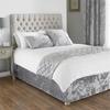 Top Quality Thicken Bed Base Wrap Skirts Valance-Crushed Velvet Divan Frame Cover- Fully Elastics and Three Sides Fabric