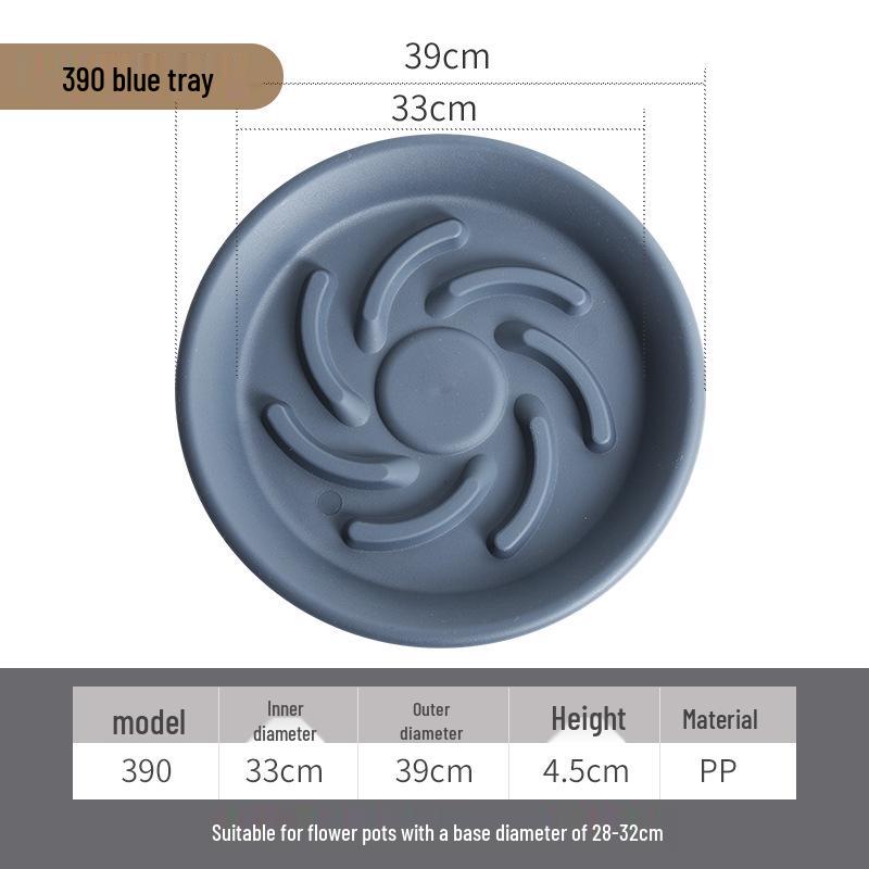 Round Permeable Water Collection Tray - Anti-Suffocation Root Rot Mat for Flower Pots