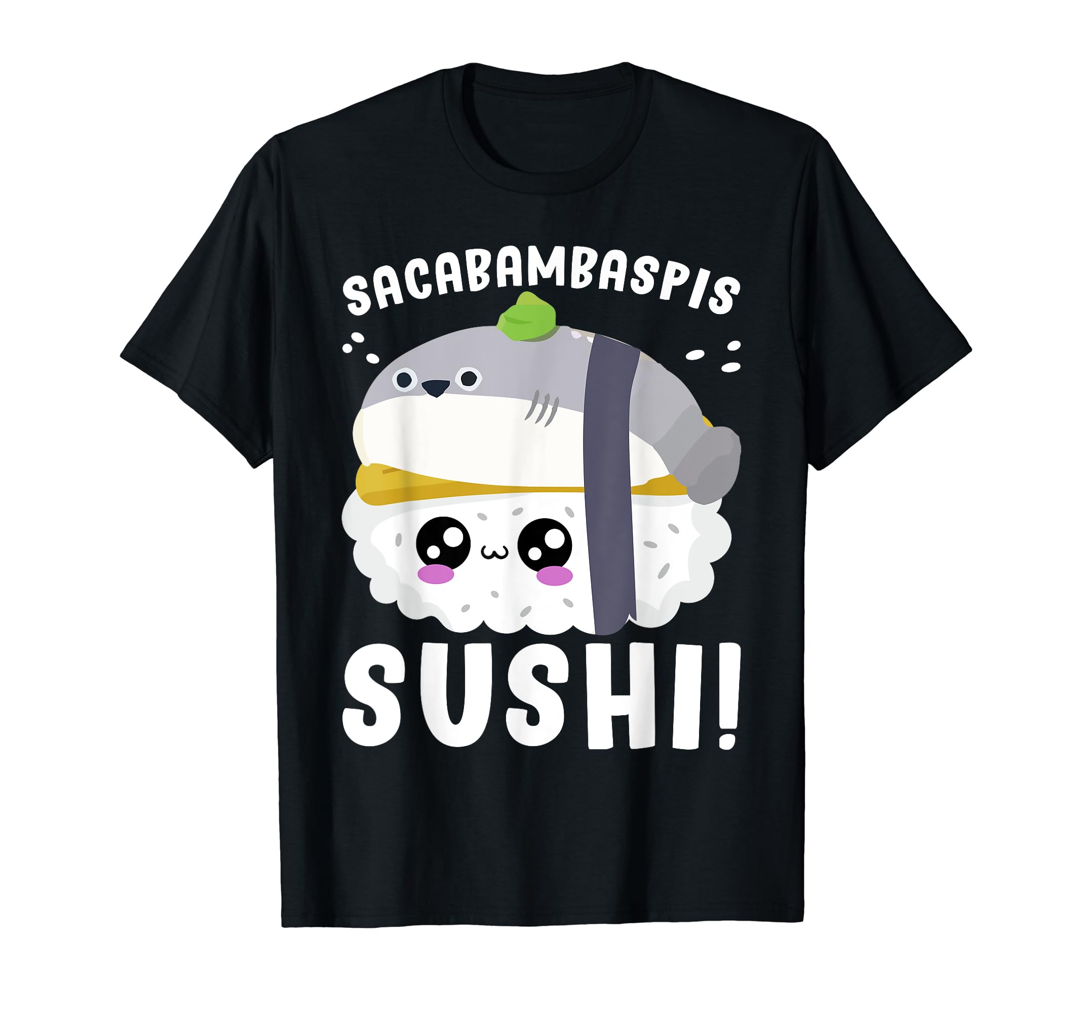 Sakabanbasu Spice Sushi! Fish Meme Japanese Food T-Shirt