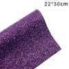 22x30cm/ Sheet Faux Leather Rainbow Chunky Glitter Fabric For Handmade Coin Purse Bag Diy Bows Hair Accessories Craft Material