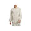 Adidas FW24 M Trans Crew1 Sports Leisure Knitted Pullover Sweatshirt Men Sweatshirt Light-Sesame Earth-Gray JX1794