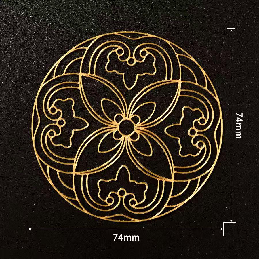 Cloisonné DIY Coaster Kit: Jingtailan No-Wire-Drawing, Chinese Style, Handmade Team Building Activity