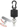 1 Set Smartphone Safety Lanyard Strap Retractable Phone Holder With Carabiner Anti-Drop Harness For Hiking Cycling Climbing
